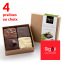 Créez un assortiment de 4 chocolats pralinés