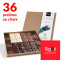 Créez un assortiment de 36 chocolats pralinés