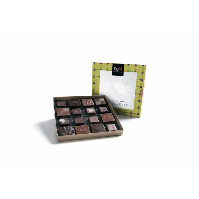 Coffret Prestige 16 bonbons de chocolat