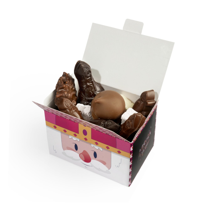 Doos met 18 Sinterklaaschocoladesnoepjes