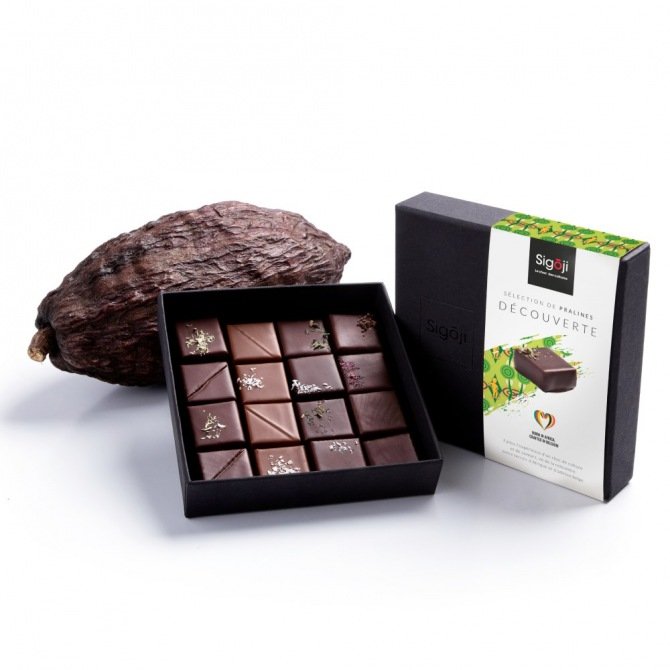 Coffret Découverte 4 ou 16 pralines Coffret Découverte 4 ou 16 pralines