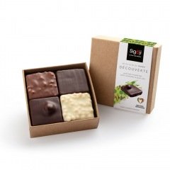 Coffret Découverte de 4 bonbons de chocolat Coffret Découverte de 4 bonbons de chocolat
