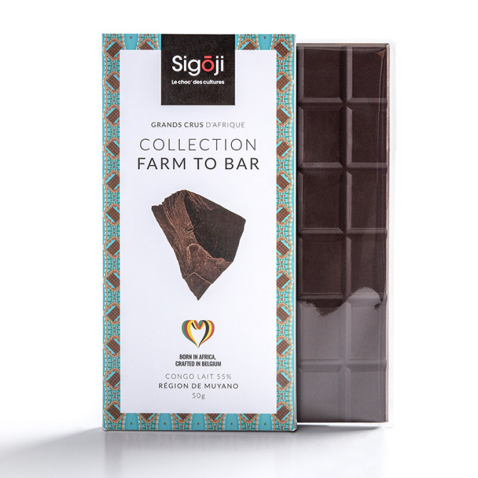 Tablette chocolat au lait du Cameroun Tablette chocolat au lait du Cameroun