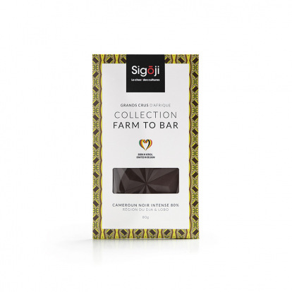 Tablette chocolat noir du Cameroun Tablette chocolat noir du Cameroun