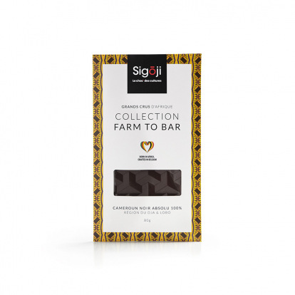 Tablette chocolat noir du Cameroun Tablette chocolat noir du Cameroun