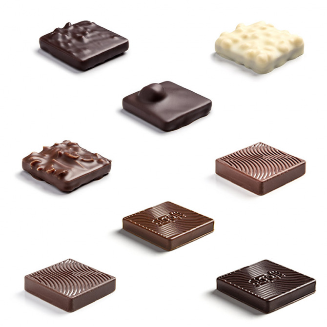 Coffret Gastronome de 36 à 68 bonbons de chocolat																 Coffret Gastronome de 36 à 68 bonbons de chocolat