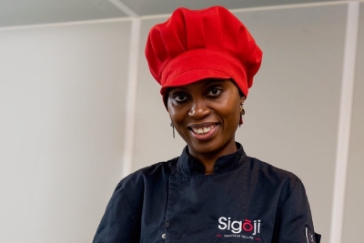 Euphrasie Mbamba, founder of the Sigoji chocolate factory