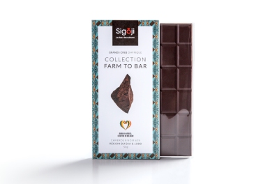 Dark chocolate from Cameroon with 65% real cocoa content