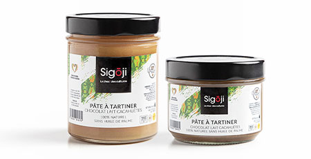 Nos pâtes à tartiner Sigoji