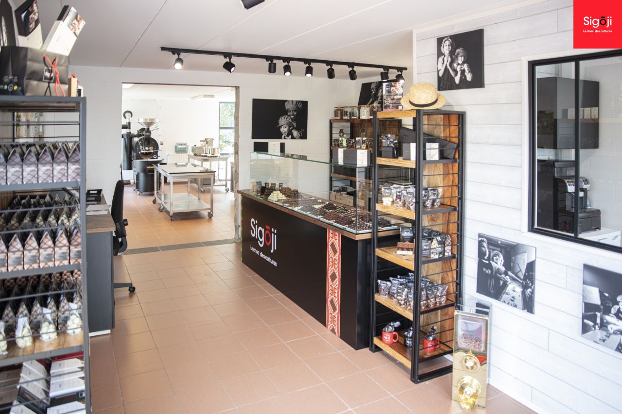 Notre boutique artisanale Sigoji et ses plaisirs chocolatés
