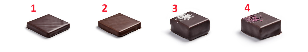 Le coffret Prestige et ses 34 bonbons de chocolat
