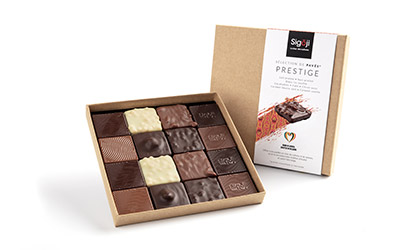 Coffret personnalisé de 9 pralines Sigoji