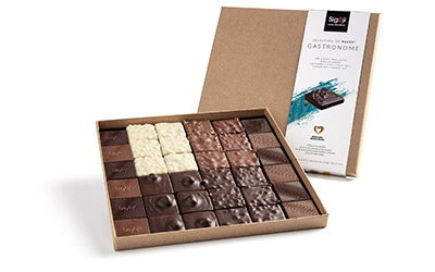 Personalized box of 36 Sigoji pralines