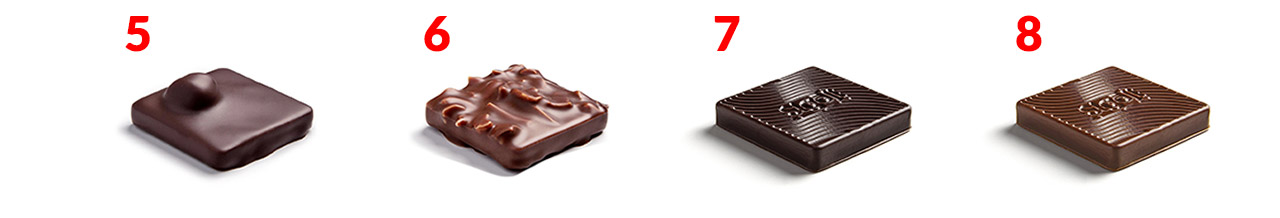 The Sigoji Allure box is made up of 25 chocolates and ganaches in 19 different flavors