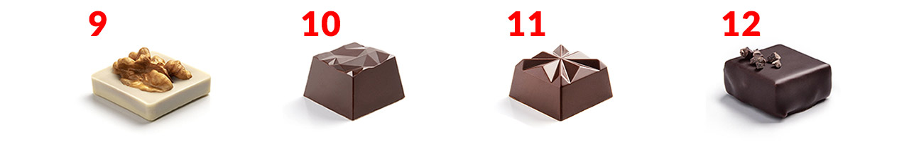 The Sigoji Allure box is made up of 25 chocolates and ganaches in 19 different flavors